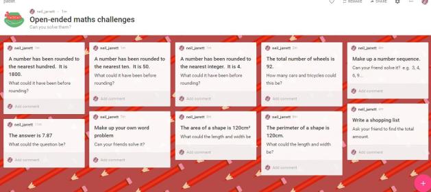 Padlet app - collaboration in the classroom